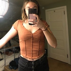 Orange top from Urban Outfitters
